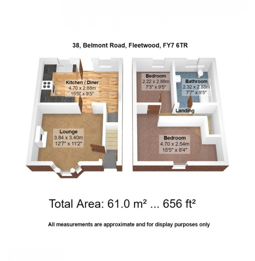 Floorplan for Belmont Road, Fleetwood