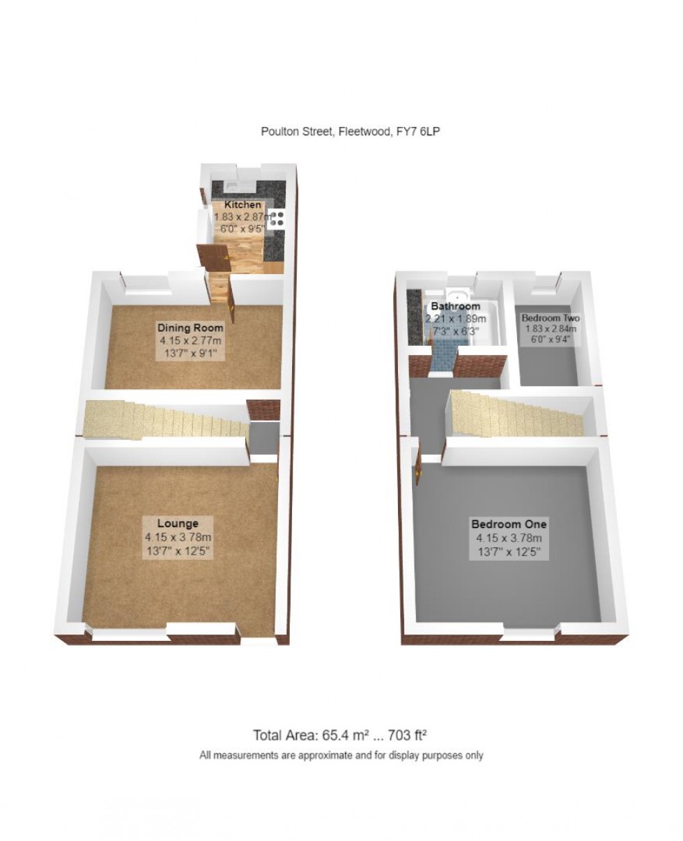 Floorplan for Poulton Street, Fleetwood