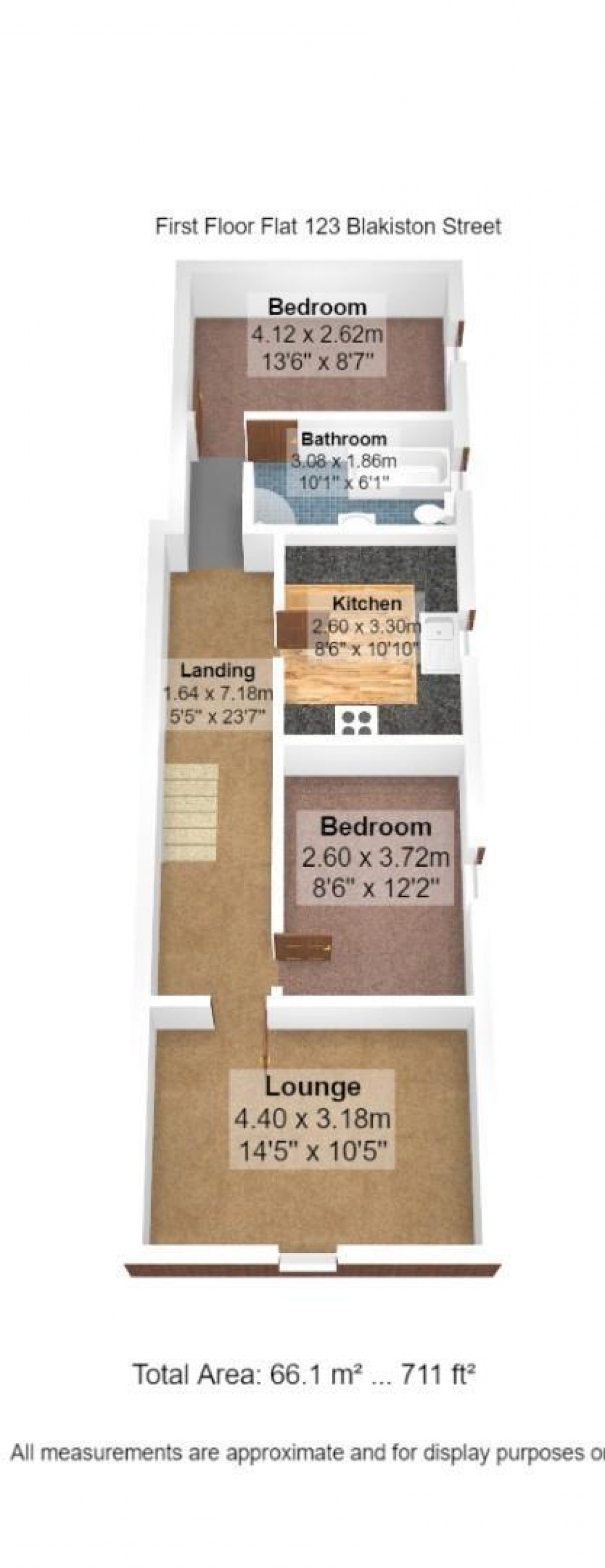 Floorplan for Blakiston Street, Fleetwood