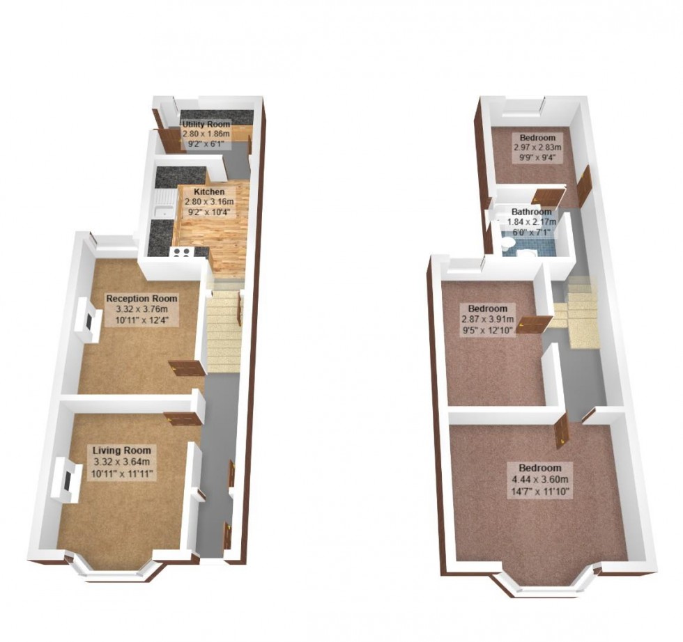 Floorplan for Byron Street, Fleetwood